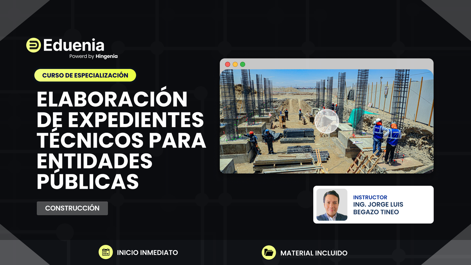 ELABORACIÓN DE EXPEDIENTES TÉCNICOS PARA ENTIDADES PÚBLICAS