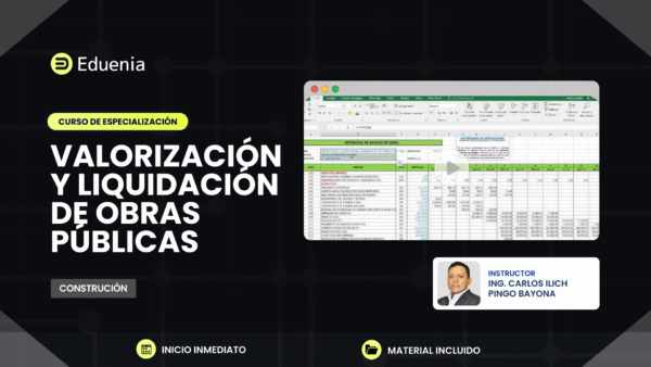 Valorización y Liquidación de Obras Públicas