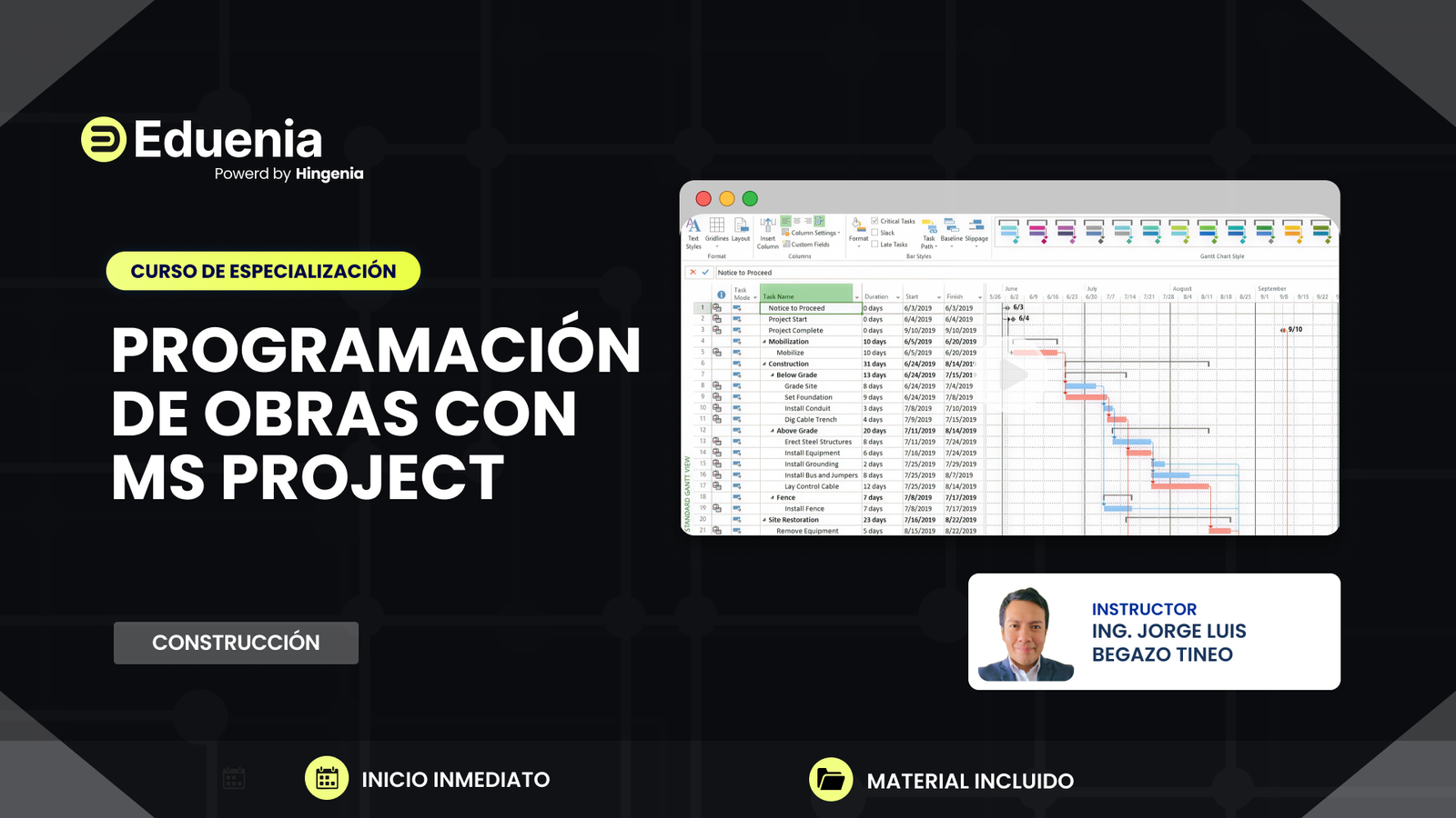 pRORGRMACION DE OBRAS PROJECT