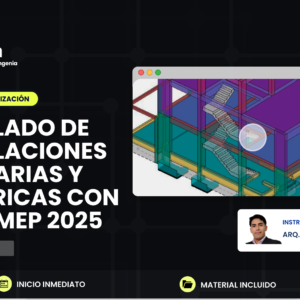 MODELADO DE INSTALACIONES SANITARIAS Y ELÉCTRICAS CON REVIT MEP 2025