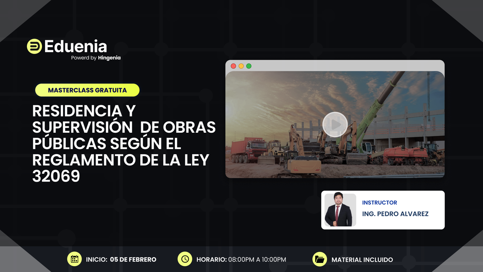 RESIDENCIA Y SUPERVISIÓN DE OBRAS PÚBLICAS