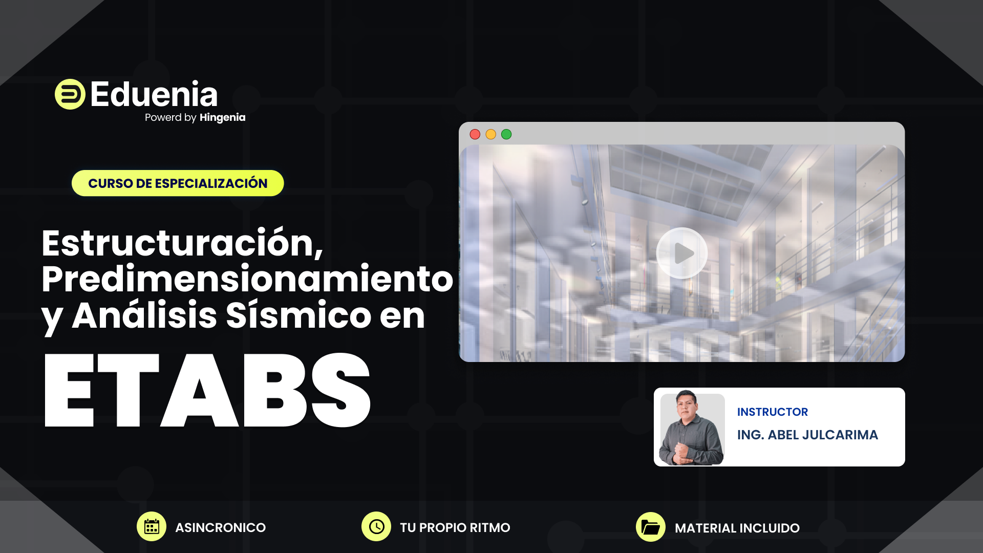 Estructuración, Predimensionamiento y Análisis Sísmico de Edificaciones con ETABS